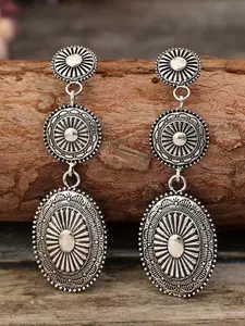 1 Pair Vintage Bohemian Pumpkin Pattern Drop Earrings, Perfect for Christmas, Halloween, All Seasons, Ideal Gift for Women, Men, Friends