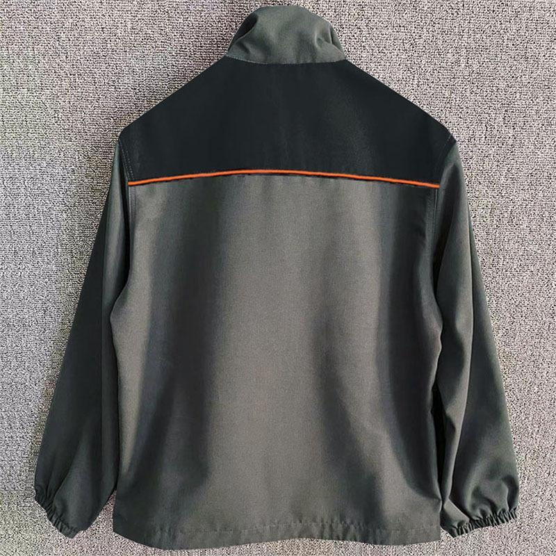 Men's Work Suit with Multiple Pockets Wear-Resistant for Car Maintenance & Work Safety Overalls Menswear Clothes Uniforms Workwear