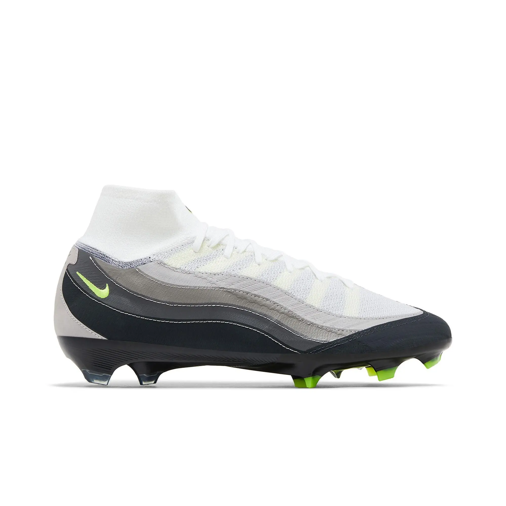 Nike Zoom Mercurial Superfly 10 Elite FG 'Air Max 95 Neon' (Unisex) Black/Anthracite/Light Graphite/Neon Yellow football boots HV9916 001