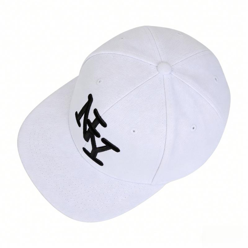 Flat-brim baseball cap with 3D NY embroidery, fully enclosed flat-brim cap, unisex, suitable for street dance, large head circumference hat