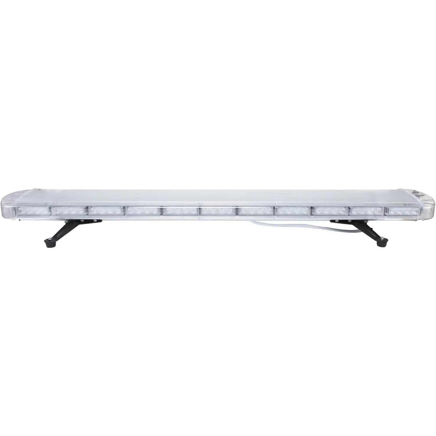 Amber Light Bar, 51" 96 LED Strobe Strobe Light bar w/ 15 Flashing Modes and 1 Steady Mode, DC 12-24V Waterproof Emergency Strobe Light Bars for Safety Construction Vehicles Tow Trucks Pickup