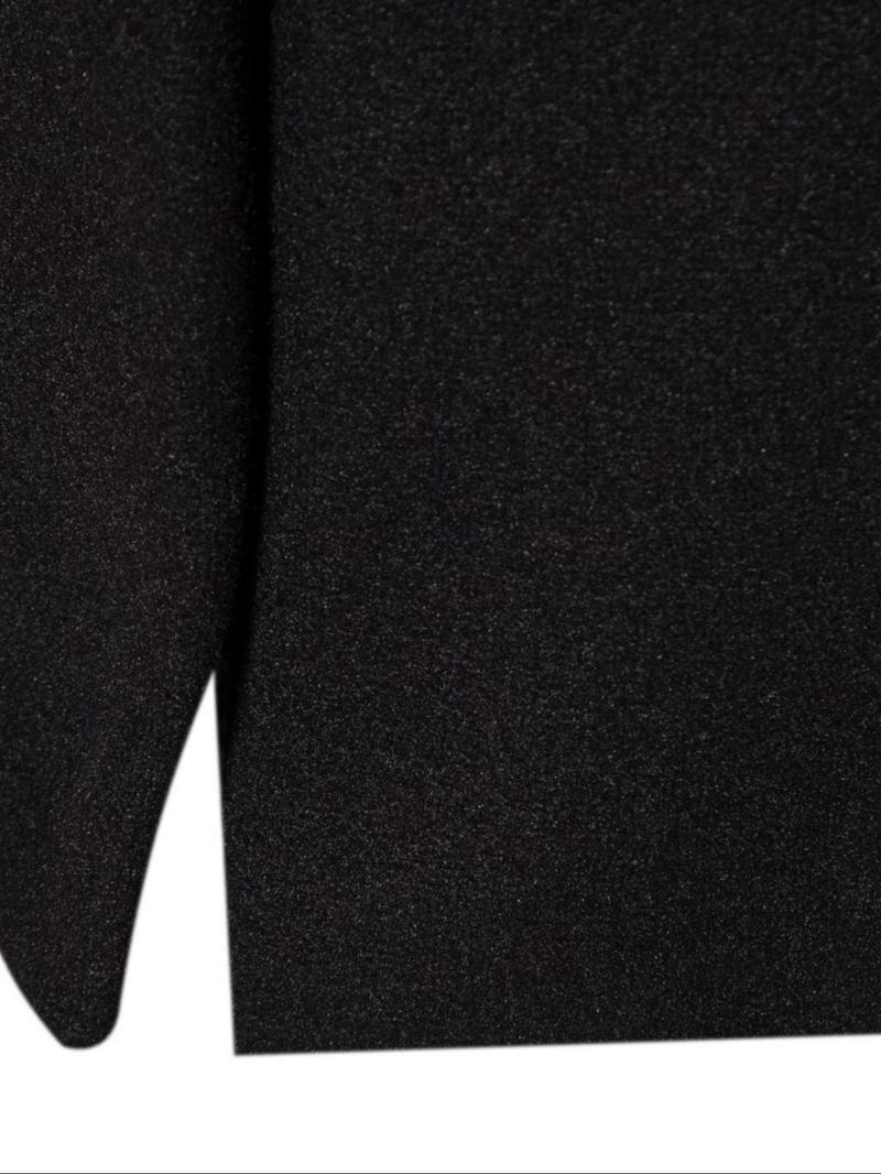 Men's Solid Double-Breasted Pocket Trench Coat Jackets, Regular Fit Casual Long Sleeve Lapel Neckline Coat for Fall & Winter, Men's Clothes for Daily Wear