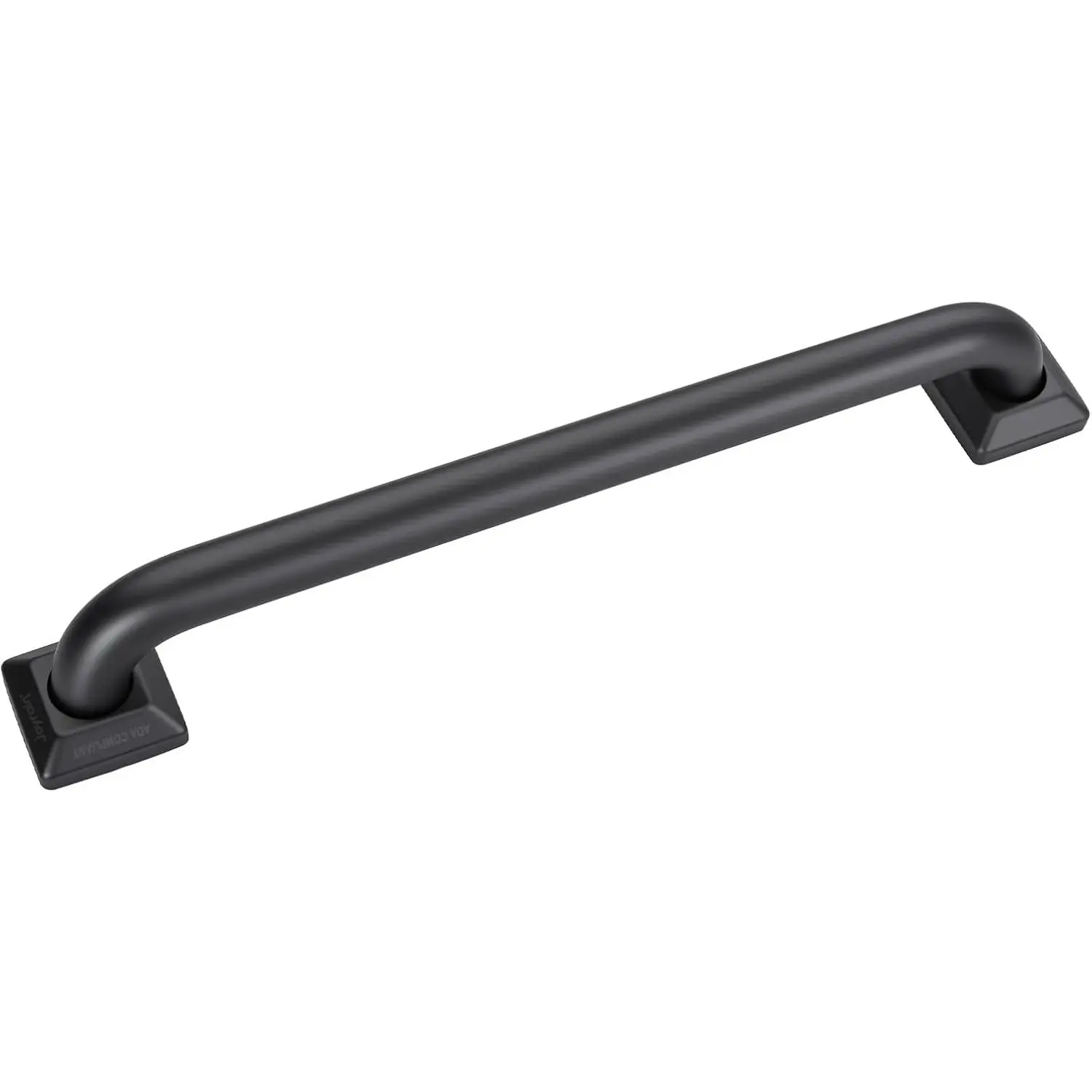500lb Capacity Stainless Steel Grab Bar - Heavy Duty Bathroom Safety Rail for , Anti-Slip Shower Handle, ADA Compliant (Matte Black, 12 inch)