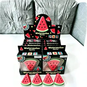 New Trendy Watermelon Stress Relief Toy, Slow Rebound High Aesthetic Realistic Soft Gel Palm Pressure Reliever, Perfect for Relaxation