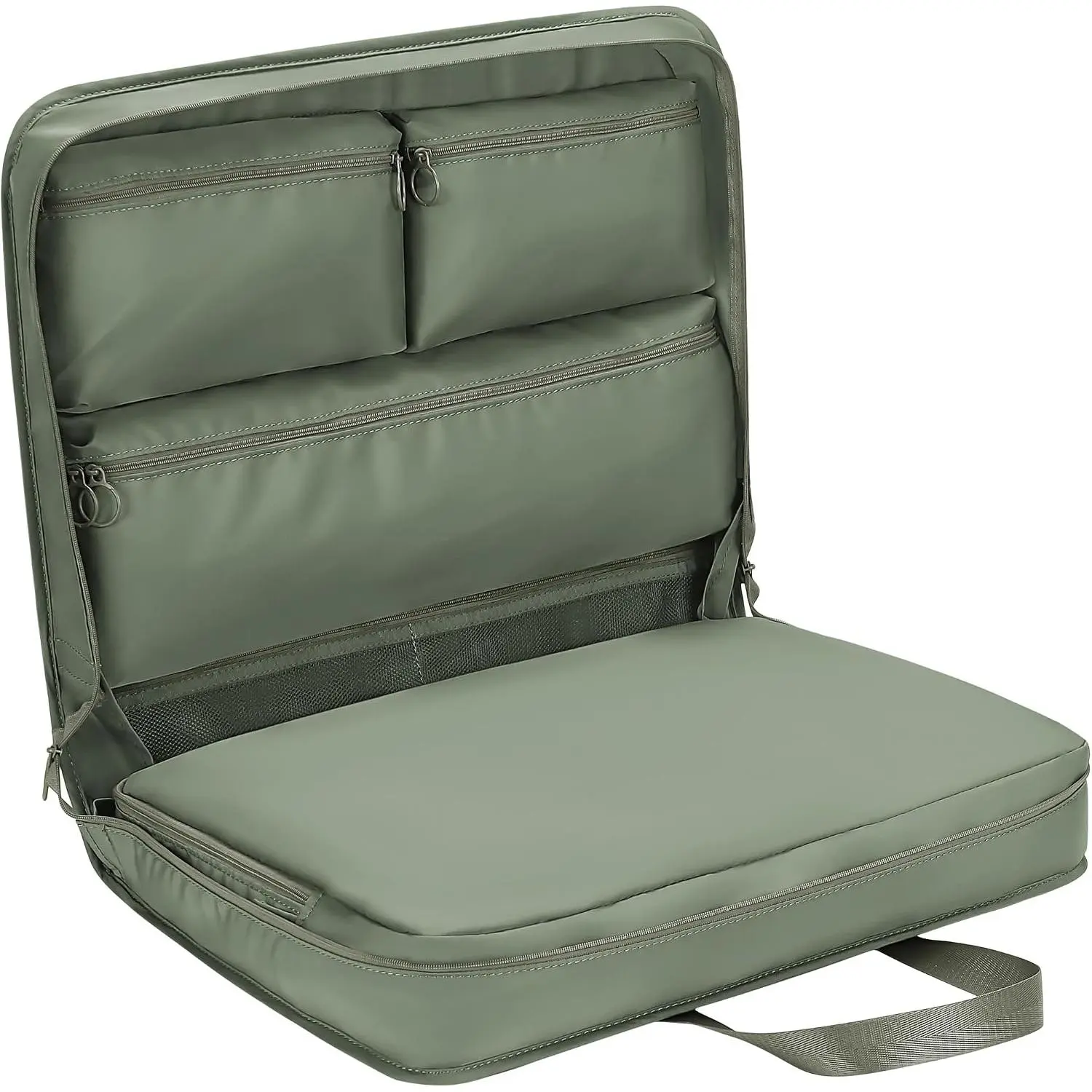 Travel Organizer for Clothes, 5 in 1 Portable Luggage Packing Cubes for Travel, Foldable  Bag for Women, Cruise Essentials, Green