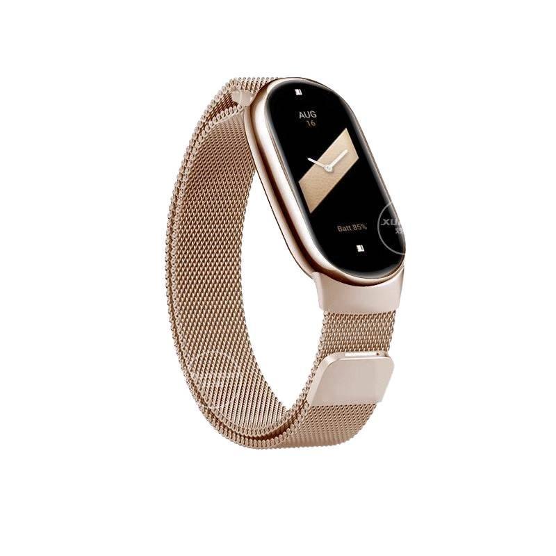Compatible with Xiaomi Mi Band 9 ceramic version strap 8m Lanis metallic smart magnetic wristband