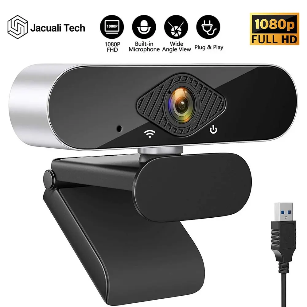 8mp 4K Ultra HD Auto Focus USB Webcam for Laptop, Plug & Play Camera for Meetings, Crisp Image Performance for Remote Work, Video Calls, Live Streaming