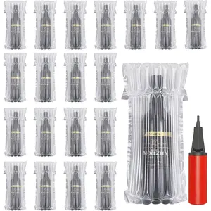 20 Packs Wine Bottle Travel Protector Bags, Wine Travel Bags for Wine Bottles Airplane with Reusable Pump, Safety Choice for Wine Packaging for Air Travel