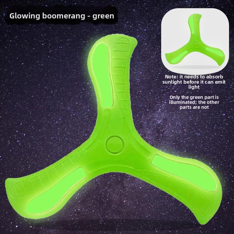 Outdoor Sports Children's Toys Park Outdoor Sports Darts Frisbee Cool Children's Luminous Boomerang Soft Label