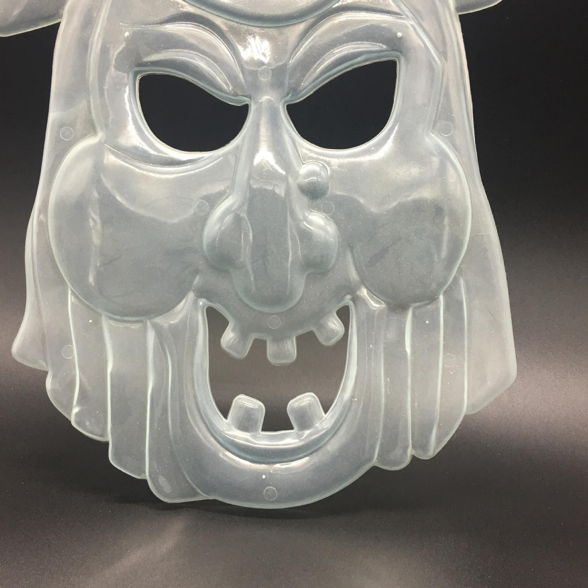 Halloween Glow-in-the-Dark Ghost Head Large Pendant