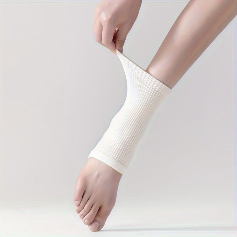 2pcs Compression Ankle Support Socks - Knitted Ankle Braces for Men and Women - Breathable, Moisture-Wicking Yoga Socks