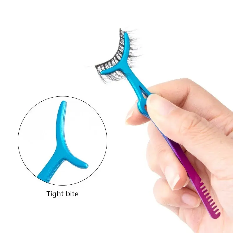 False Eyelash Applicator Tweezers, Paste False Eyelash Beauty Tools, Mascara Eyelashes Clip Aids, Lashes Curler, Makeup Cosmetic Tool