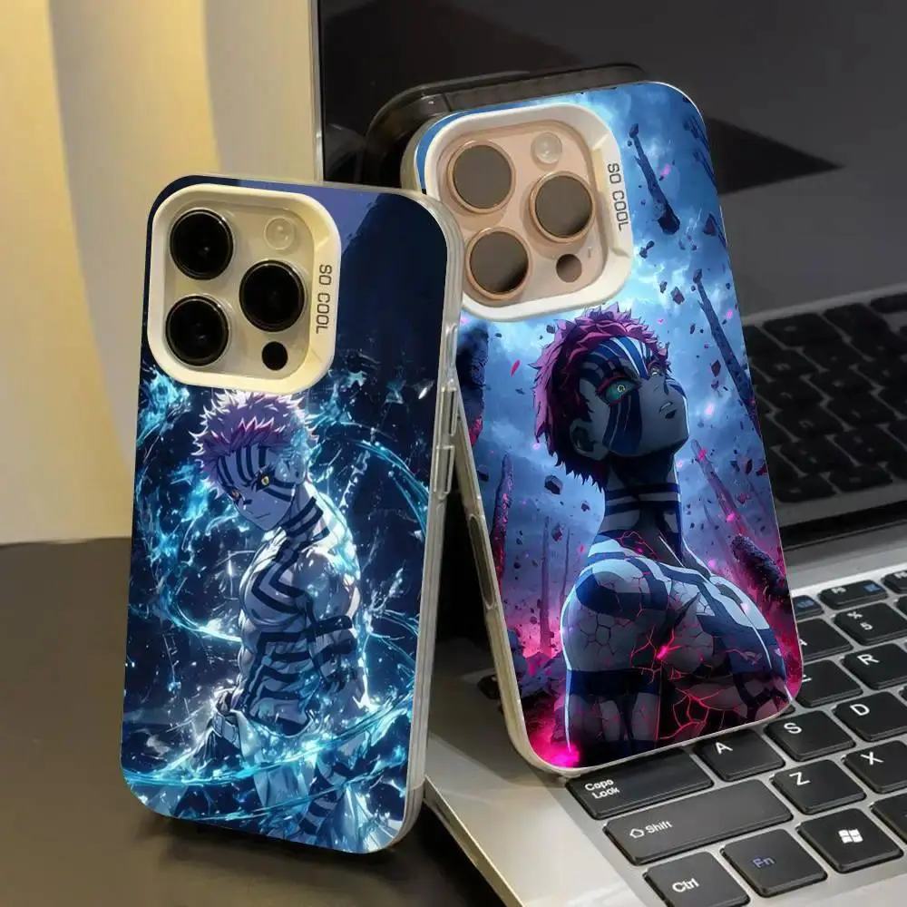 Akaza Anime Art Soft Protective Cellphone Case, High-Print Aesthetic Casing - Handheld Phone Accessories with Protector for iPhone 11-17 Pro Max/Plus, Samsung Galaxy S23-S25 Devices