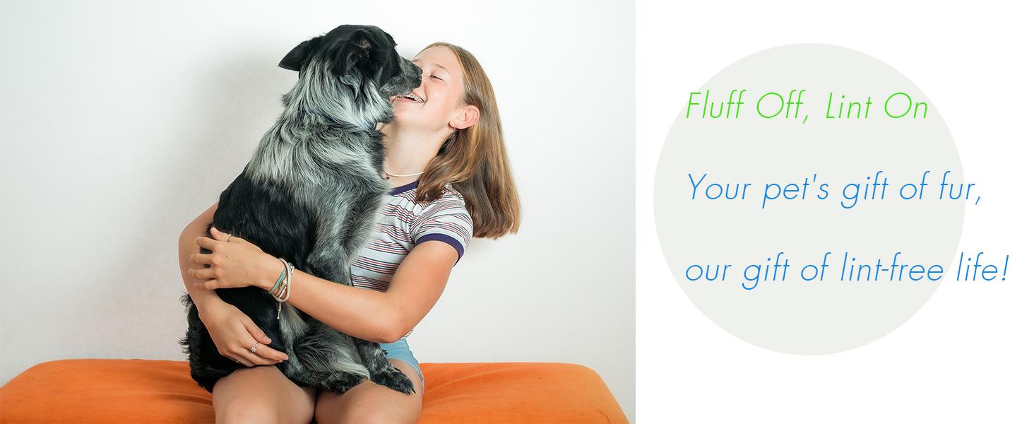 Reusable Sticky Picker Set Cleaner Lint Roller Pet Hair Remover Brush, Blue