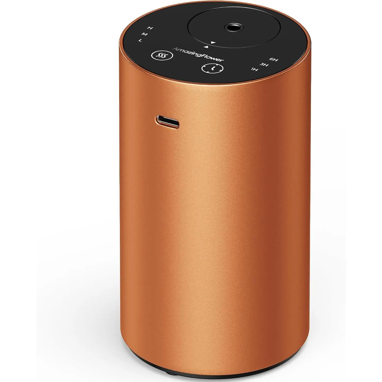 Waterless Essential Oil Diffuser, Rechargeable Car Scent Diffuser, Orange
