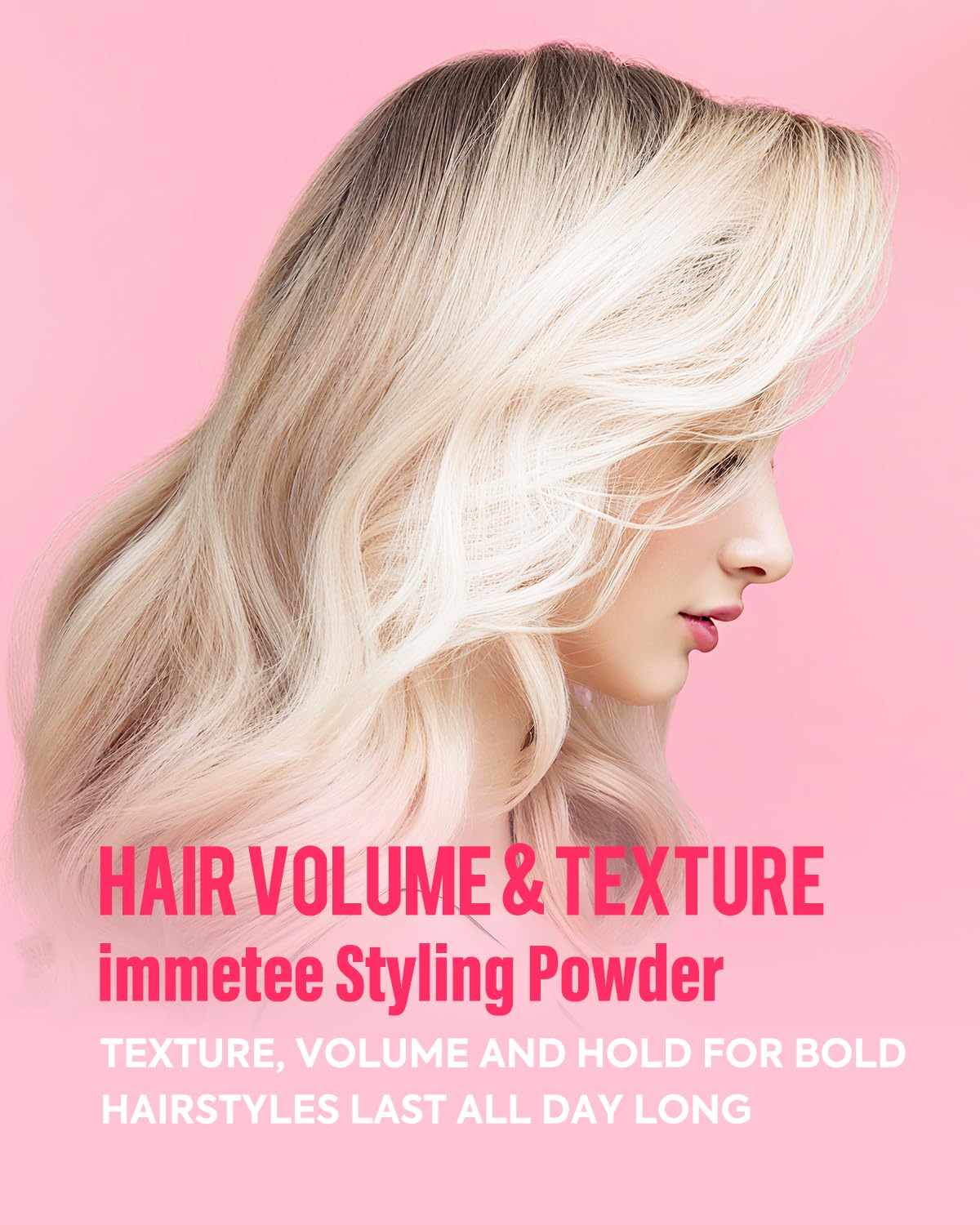 Texture Powder, Volumizing Powder for Hair Volume & Texture, Opaque Effect & Natural Finish, Hair Volume Spray Root Lifting Powders 14g