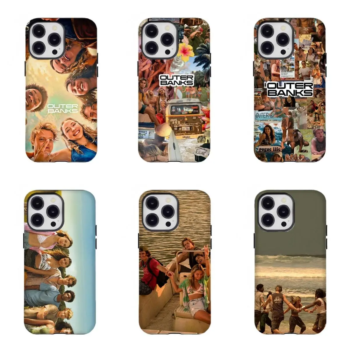 Iconic Outer Banks Pogue Life Custom Cellphone Casing - Wireless Charging Compatible, Shockproof Accessories for iPhone 11-17,for Samsung S21-S25, Ideal Gift for OBX Stans