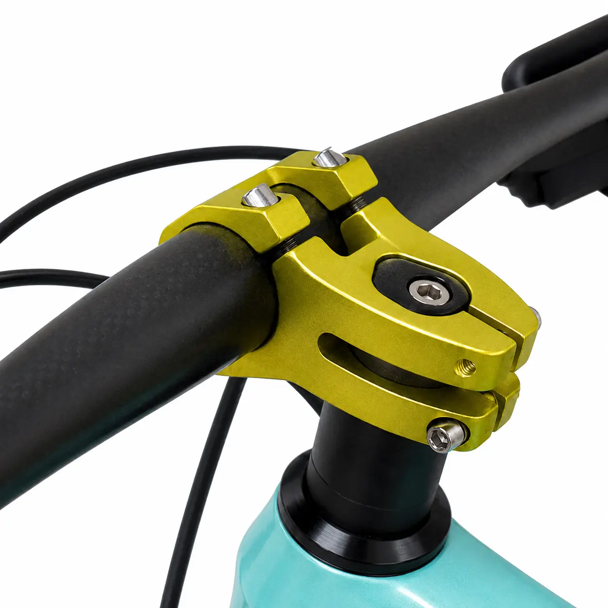 MTB Hollow-Mount Stem, Lightweight CNC-Engineered Aluminum Alloy - 31.8mm Handlebar Clamp, 45mm Reach, Downhill Riding, Trail Compatible, Fits Most Modern MTB Forks, Rigid or Suspension Frames