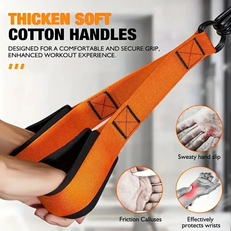 Heavy Duty Adjustable Resistance Training Equipment – 225 lbs Resistance Band Workout Straps for Full Body Strength Training, Arms, Back, Core & Shoulders, Home & Gym Workout