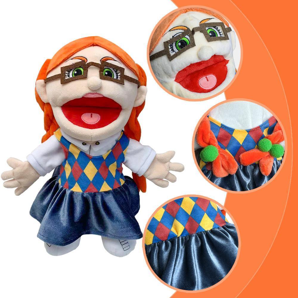 Jeffy Hand Puppet Toy Jeffys Zombie Boy Puppet Brinquedo Kawaii Stuffed Animal Jeffy Puppet Family Real Sml Doll Birthday Gift