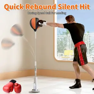 High-quality indoor boxing reflex ball, specially designed for reaction speed training. Equipped with a strong suction cup and an all-terrain sticky base, it is suitable for adult and adolescent boxing training and fitness, with adjustable size.