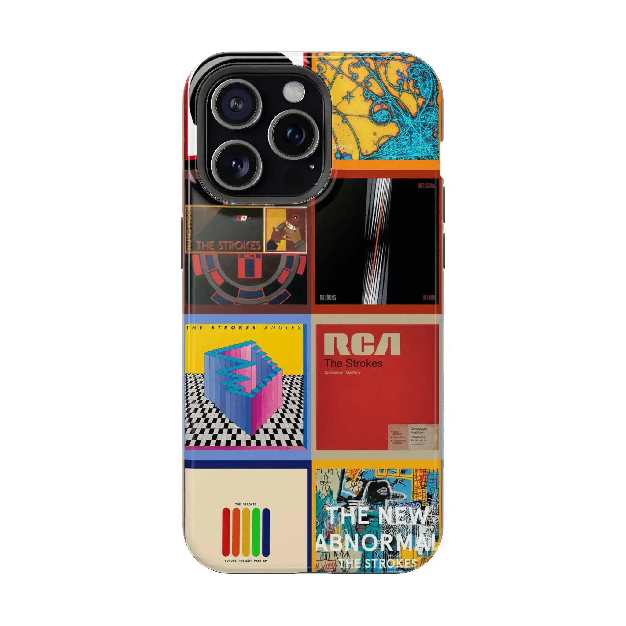 The Strokes Tough Smartphone Case - The New Abnormal Album Cover for iPhone 17/16/15/14/13/12/11 Plus Pro Max Mini, Handheld Cellphone Protection for Devices, Music Lover Gift