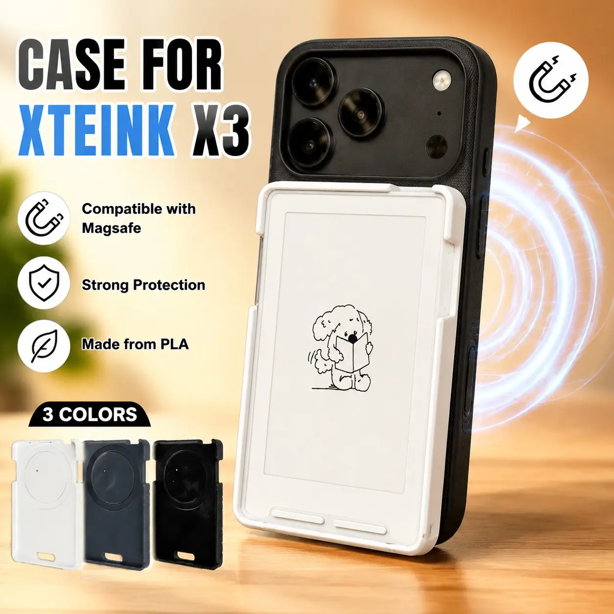Xteink X3 Case, Protective Phone Cover, Shockproof, Durable Design, Perfect Fit for Your Device, Stylish & Functional Accessory