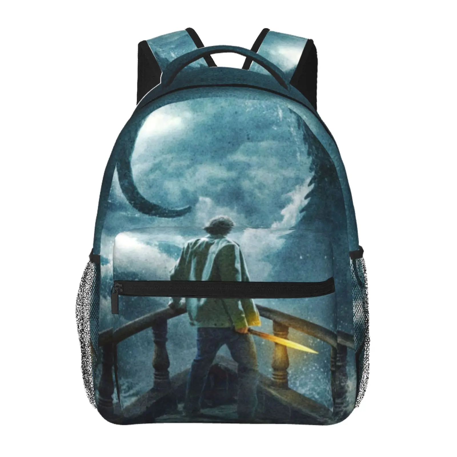 Percy Jackson3 backpack, anime bookbag cartoon lightweight backpacks,adjustable straps book bags for teens girls boys, fashionable unisex school bag, kids bags for office travel college work school, gift
