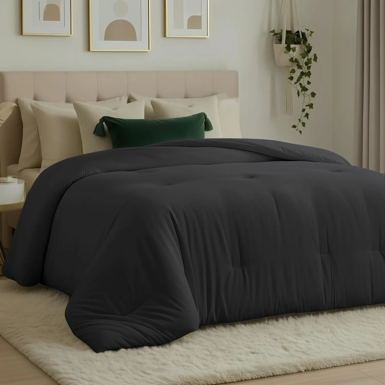 Duvet Insert, Grey, Comforter, 64 x 88 Inches