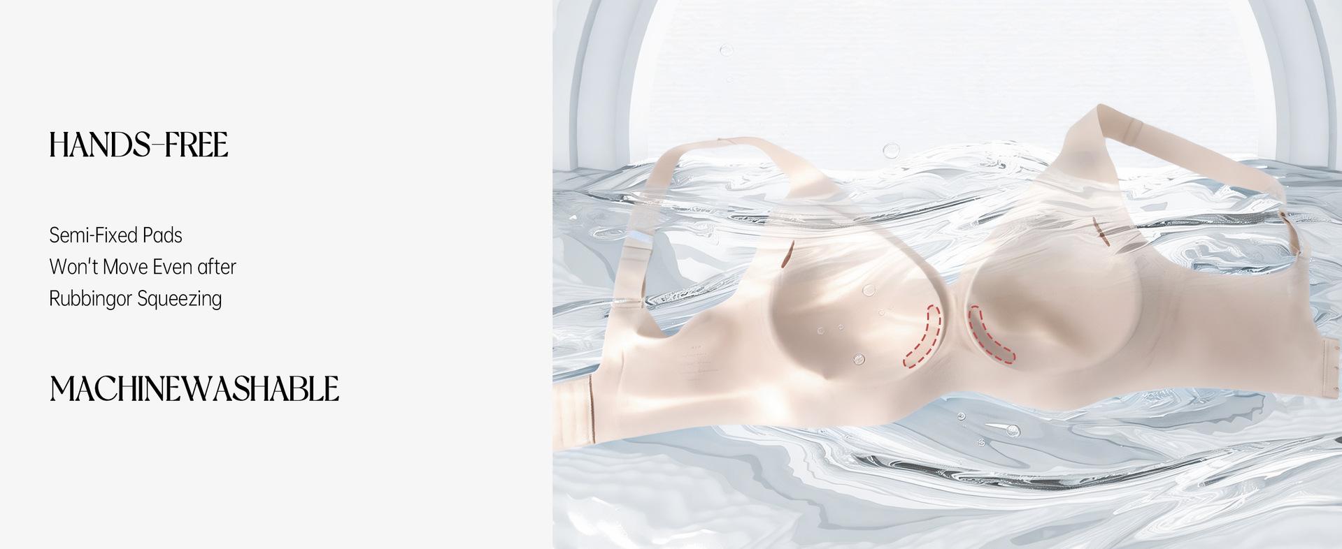 Vela Stidop Women Jelly Bras Wirefree Full Coverage No Underwire Everyday Bras Comfortable Wireless Padded Tshirt Bra