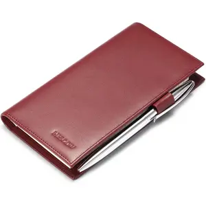 Supple Leather Checkbook Cover with Free Divider - Italian Calfskin