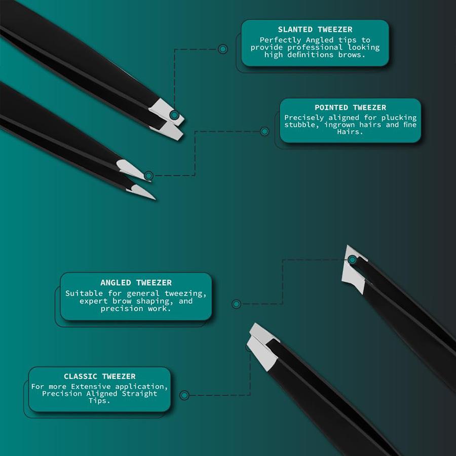 Free shipping Eyebrow Tweezers Eyebrow Clip Stainless Steel Eyebrow Tweezer Multi-purpose Eyebrow Trimming Shaping Tool