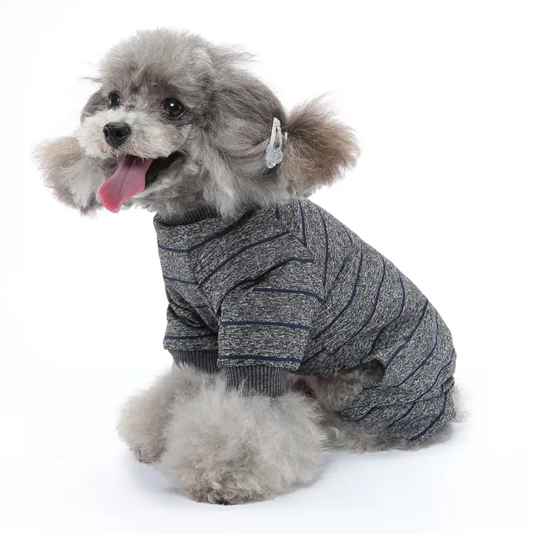 Pet Cat Striped Short Sleeve T-Shirt German Curly Cat Hairless Cat Special Clothing Internet Celebrity Fashion Cat Apparel