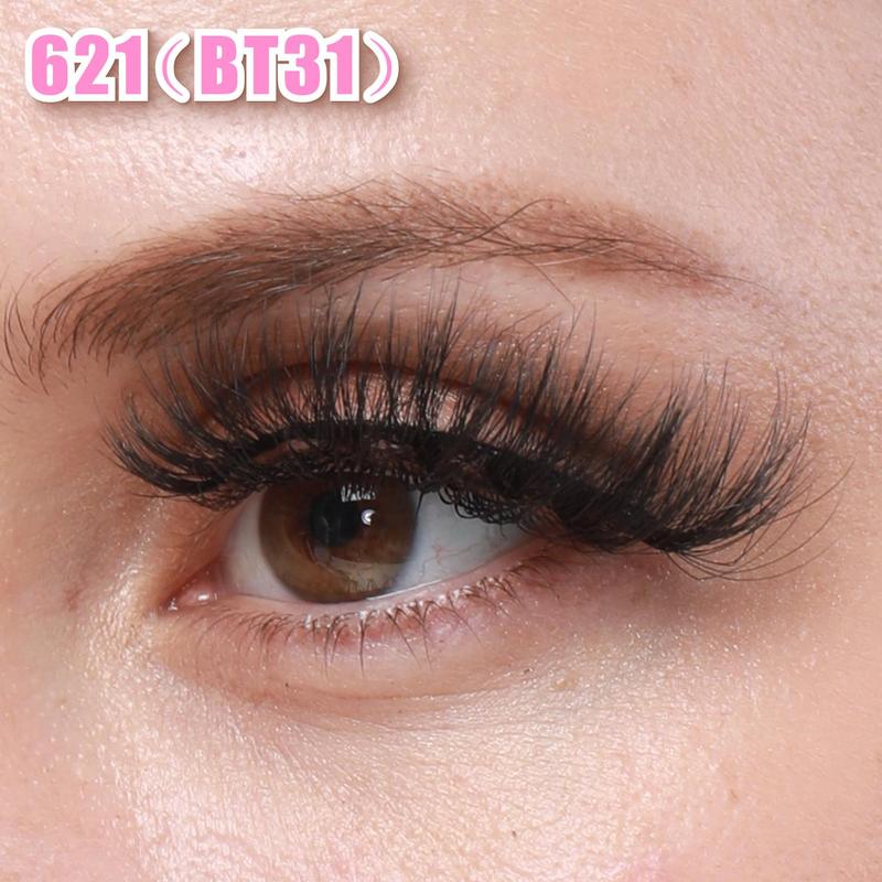 Mixed Styles False Eyelashes, Natural Look Eyelash Extensions, Self-Grafting Curled Eyelashes, Eye Makeup Enhancer for Women, Wispy Cosmetic Lashes, High-Quality Eyelashes #TOP PICKS