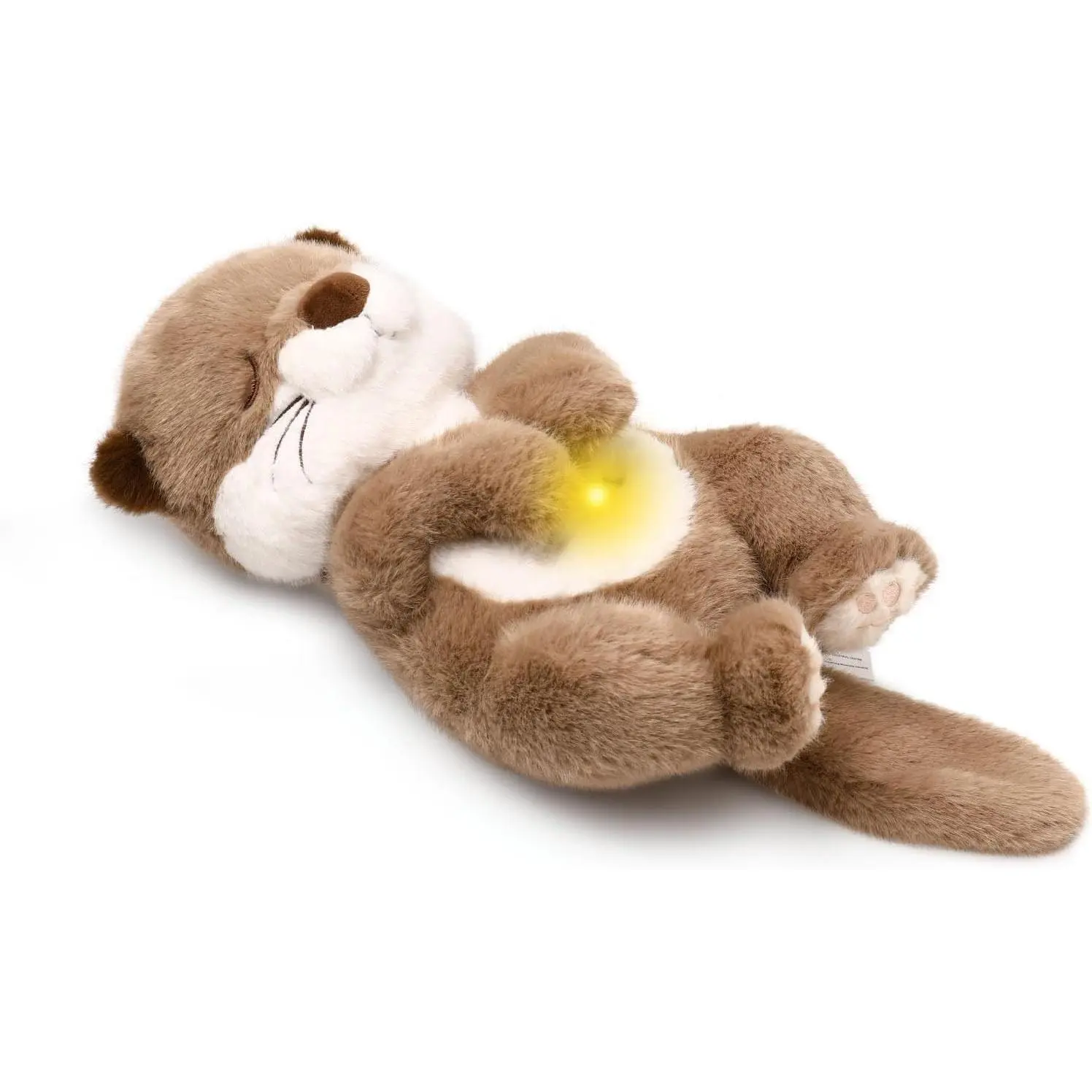 Breathing Otter Plush Toy | Rhythmic Motion with Soft Night Light, Gentle Sounds and Extra-Soft Plush for Home, Travel and Everyday Cuddles