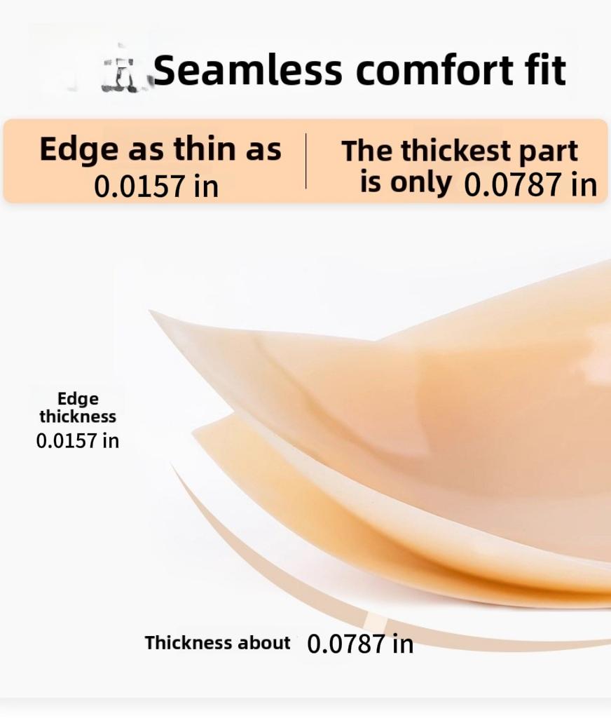 Triangle Nipple Covers | Seamless No-Edge Lift Bra Inserts | 100x Reusable Invisible Coverage