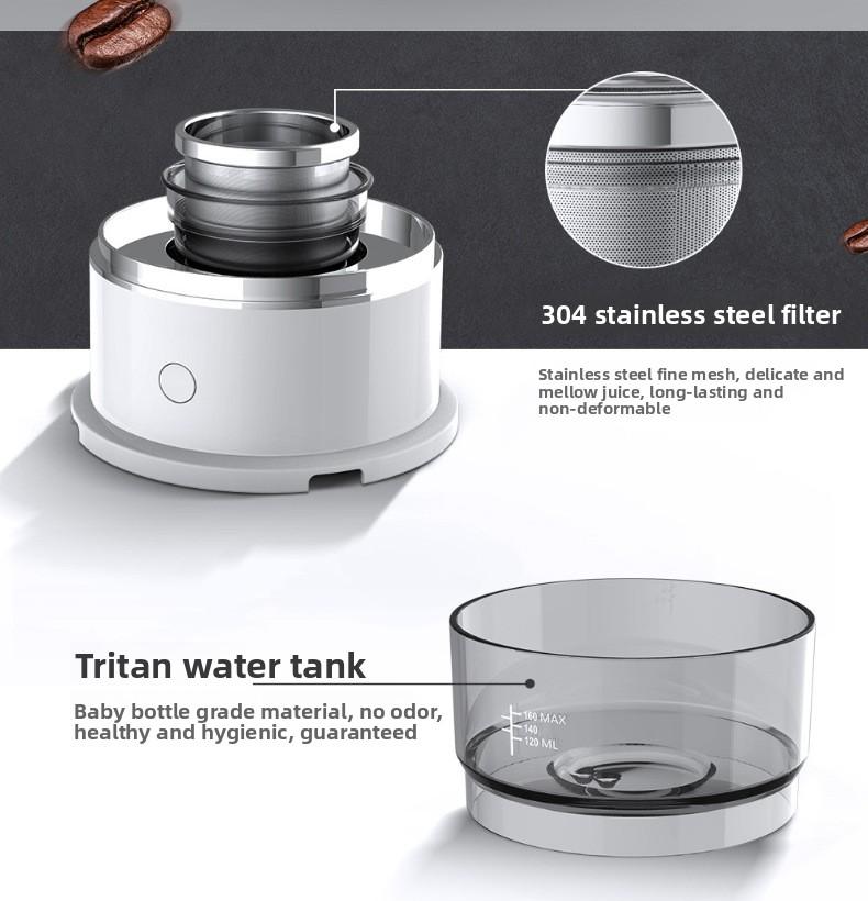 Mini American-style coffee maker for outdoor travel and camping, manual drip coffee machine