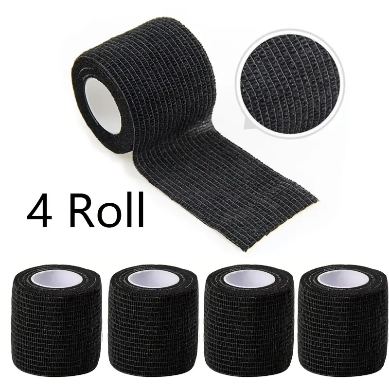 Professional Grade Sports Bandage Elastic Self Adhesive Tape 78 Inch Per Roll Multiple Roll Options Perfect For Tattoo Supplies Machine Grips Sports Protection For Athletes Coaches Non Residue Non Slip Suitable For Fingers Ankles Wrists And Pet Bandaging