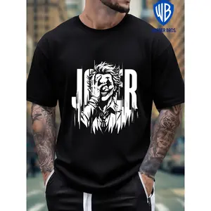 Clown short-sleeved T-shirt, unisex, suitable for all seasons. Crew neck, comfortable top, soft and comfortable fabric, perfect for home, sports, outdoor, and casual wear, and makes a great Christmas gift.