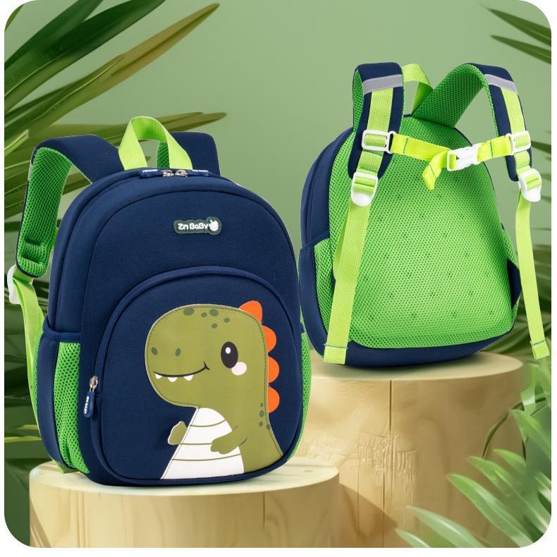 Dinosaur Anti-Lost Backpack for Boys with Safety Strap, Lightweight Boys' Small Backpack