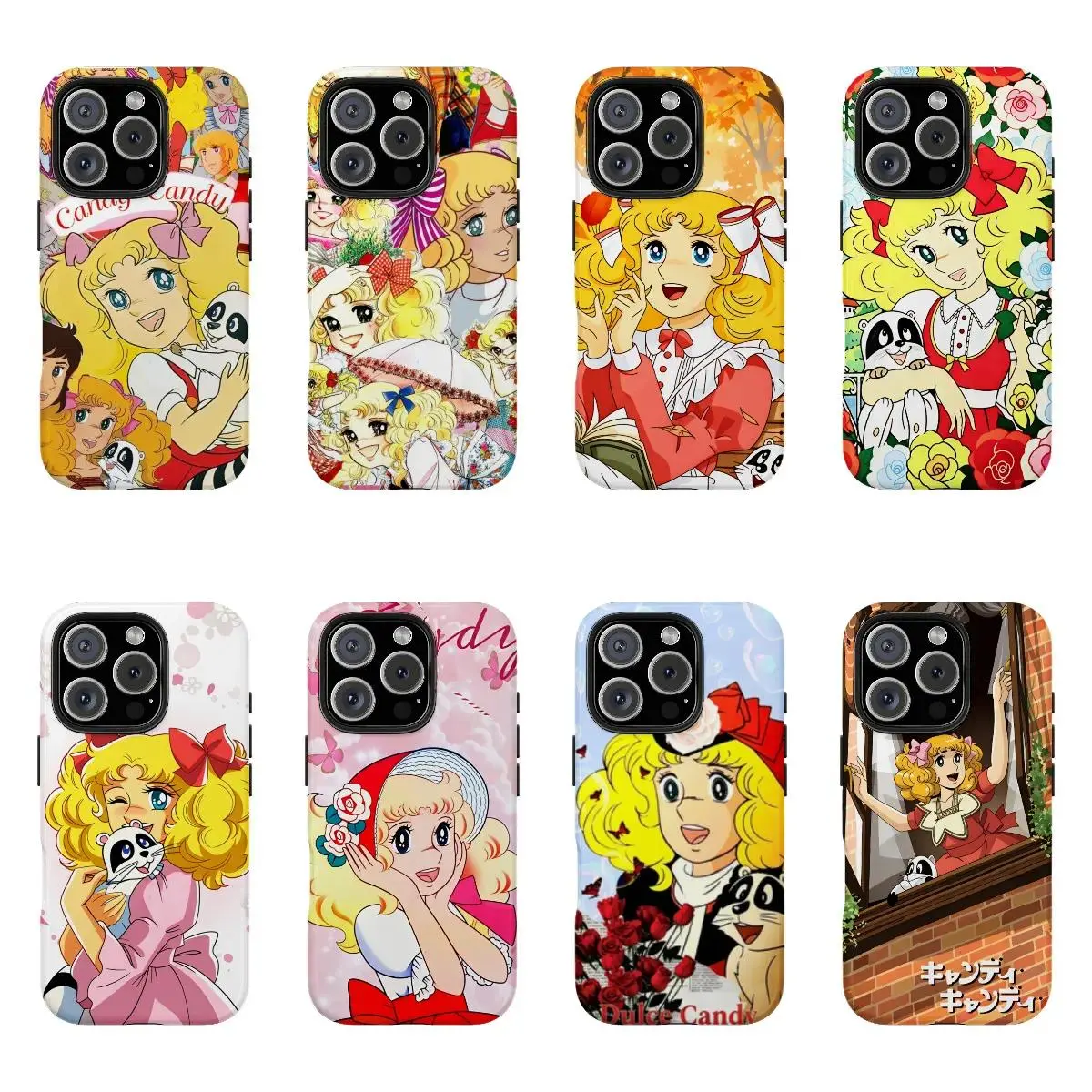 Retro Candy Cartoon Anime Art Phone Case - Compatible with iOS (iPhone 17 ProMax,16,15,14,13,12) & Android (Samsung Galaxy S22,S23,S24,S25,S26) - Cute Fan Gift for Device Users