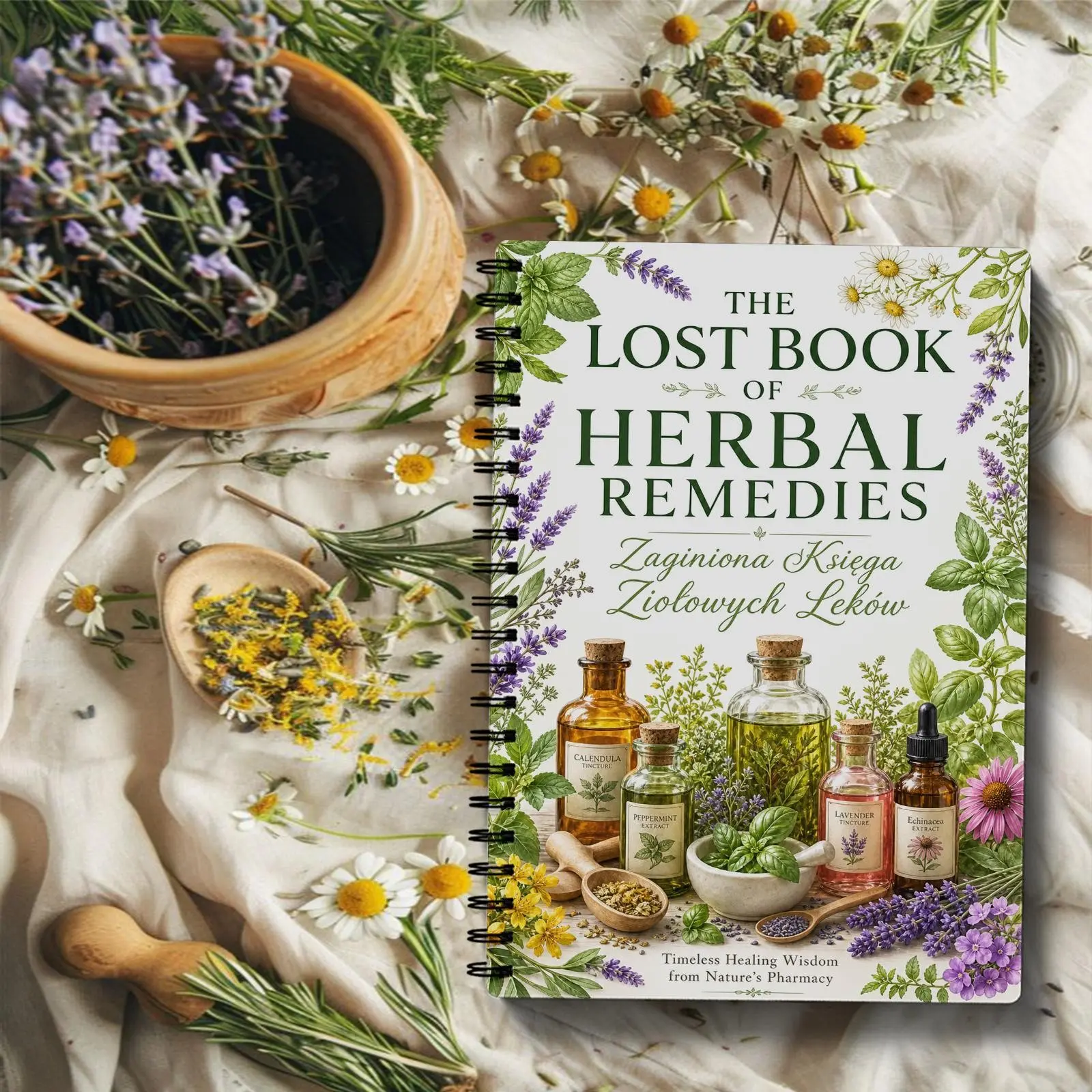 The Lost Book of Herbal Remedies, Natural Plant Healing Guide, Discover Traditional Medicine Secrets, Essential for Health Enthusiasts