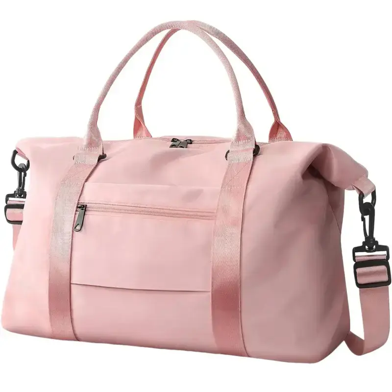 Synthetic Waterproof Unisex Travel Duffle Bag - Anti-Theft, Dustproof, Built-In Organizer, Trolley Sleeve, Overnight Carry-On Tote for Home Storage Organization, Overnight Trip