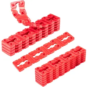 48PCS Outlet Spacers for Electrical Box,Non-Conductive Receptacle Spacers for Fixing Loose or Recessed Outlets, Stackable Plastic Socket Shims for Switch Alignment and Leveling (12 Strips)#SummerWins #DealsForYouDays