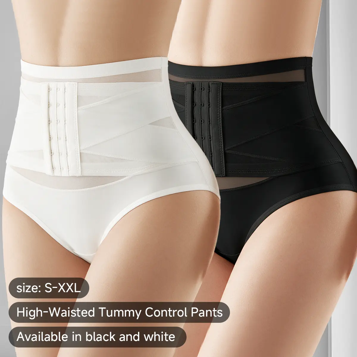 QUASTI 1PC Women's Silky Fabric Tummy Control Briefs, High-Waisted Shaping Panties, Full-Coverage Seamless Underwear, Protective Safe Shorts Suitable for All Seasons Wear, S-XXL fashion