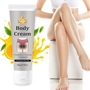 60g Brightening Body Cream, Enriched with Centella, Vitamin C, Collagen, Niacinamide, Smooths Uneven Skin Tone, Moisturizes and Softens Skin