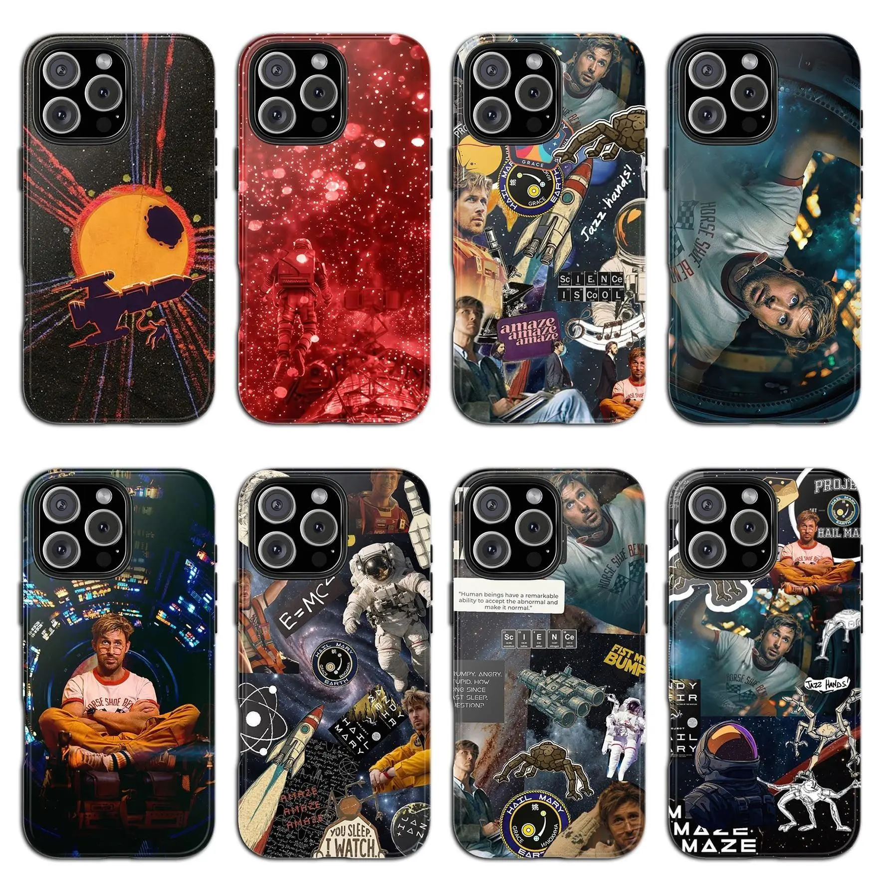 Project Hail Mary Space Sci-Fi Novel Fan Gift TPU Smartphone Casing - Shockproof, Camera Guard Cellphone Cover, Accessories for iPhone 11-17 Pro Max/Plus, Samsung Galaxy S23-25 Devices