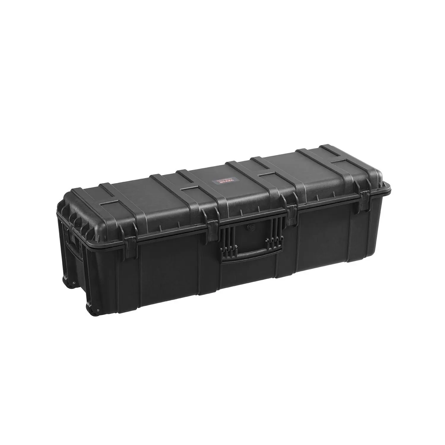 toolupgrade Automatic Polycarbonate VEVOR IP67 Weatherproof Hard Case, Heavy-Duty Shockproof Protective Dry Box with Pre-Cut Foam, Retractable Pull Handles for Travel, Hunt, Equipment Protection (112x41x34)