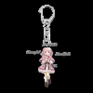 Anime Peripheral Cute Puella Magi Madoka Magica Side Story Acrylic Keychain Kawaii Cartoon Iroha Yachiyo Accessories Pendant Toy
