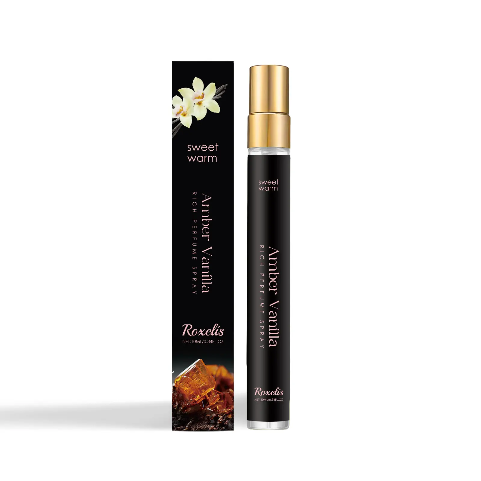 Amber Vanilla Perfume, Long-Lasting Natural Scent, Enhances Personal Charm, Concentrated Fragrance Spray, Amber Vanilla Fragrances